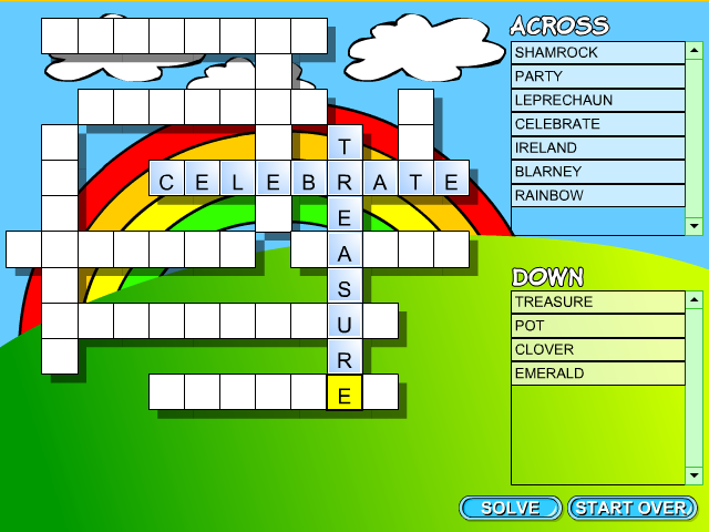 St. Patrick's Day Crossword