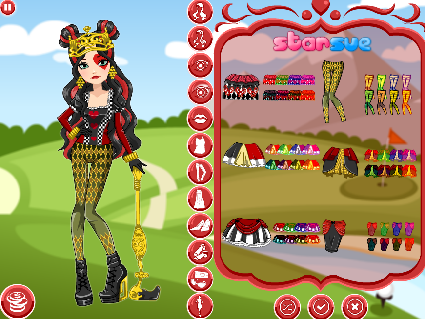 Ever After High: Tri Castle On Lizzie Hearts (Daughter of the Queen of Hearts)