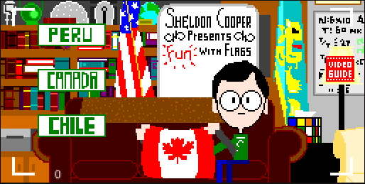 Sheldon Cooper Presents Fun with Flags