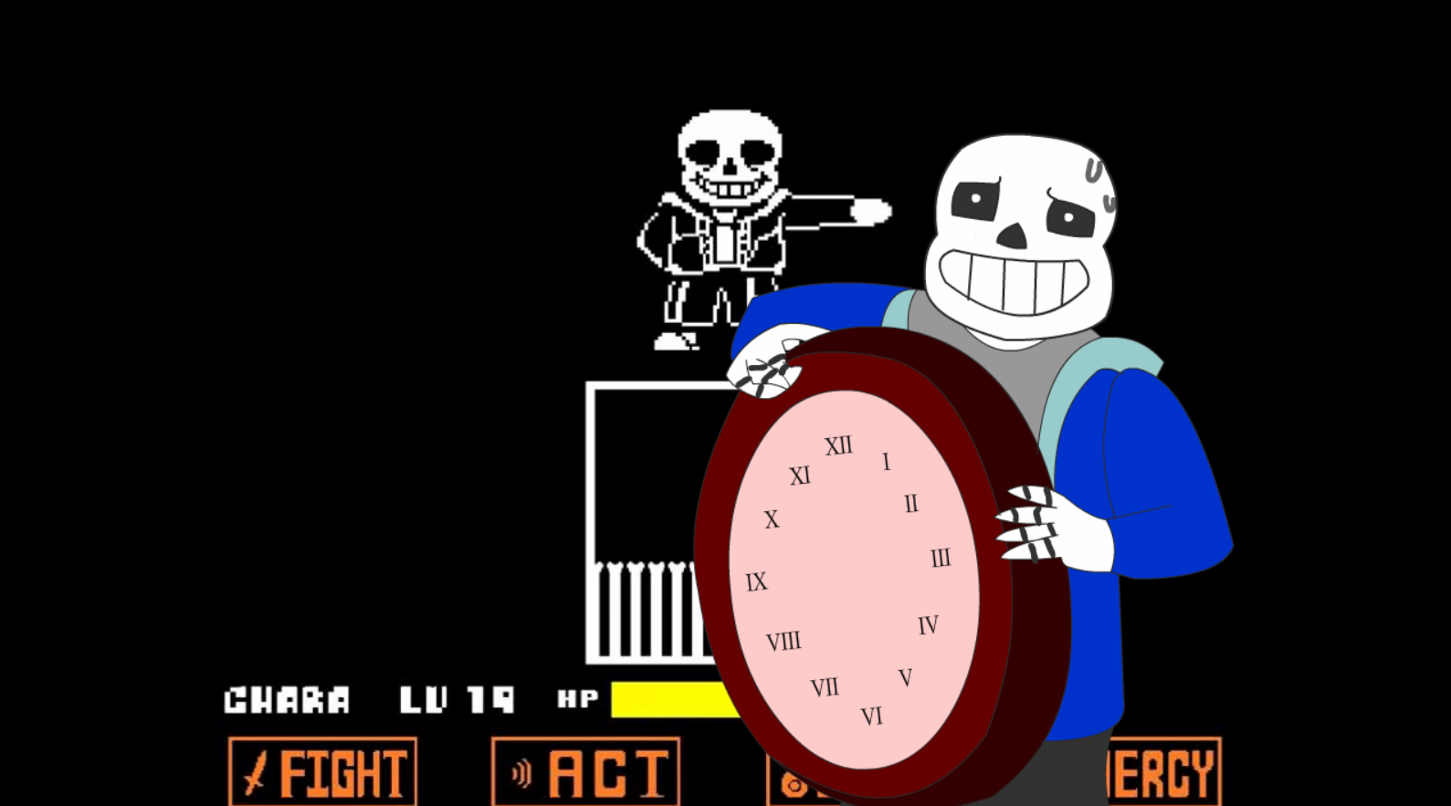 Sans genocide battle in a nutshell