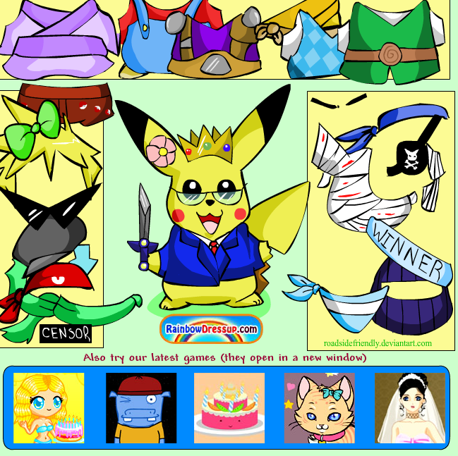 Pikachu Dress Up