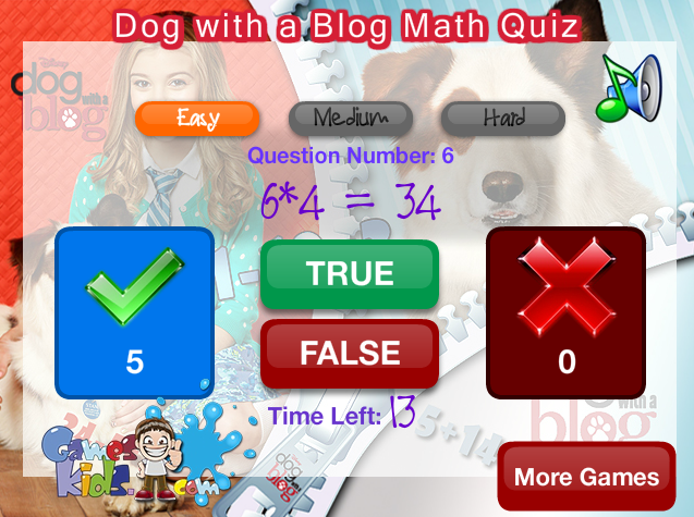 Dog with a Blog Math Quiz