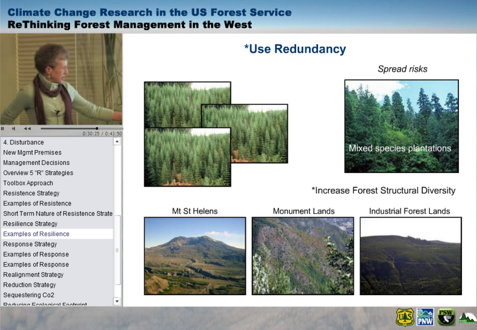 Climate Change Research in the US Forest Service: ReThinking Forest Management in the West