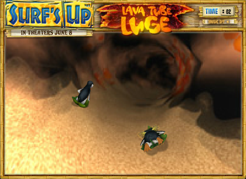 Surf's Up: Lava Tube Luge