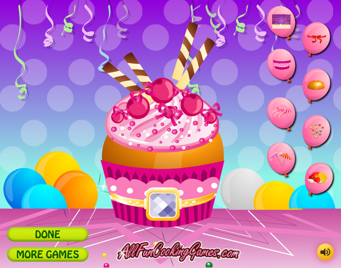 Cute Pink Cupcake