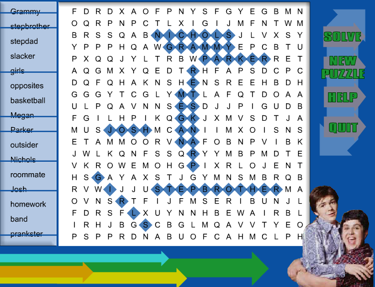 Drake & Josh Word Search