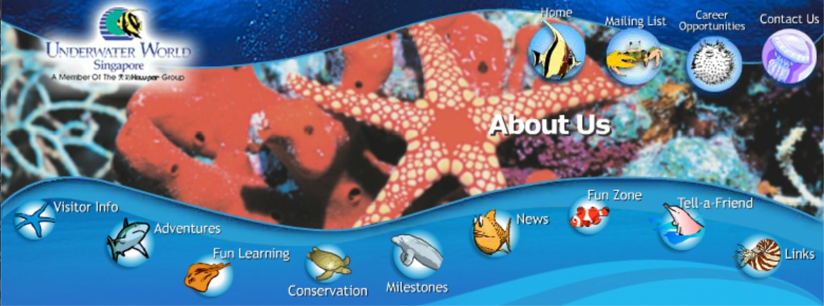 Underwater World Singapore Visitor Info Banner