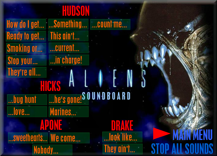 Aliens Soundboard