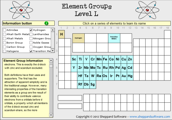 Element Groups - Level L