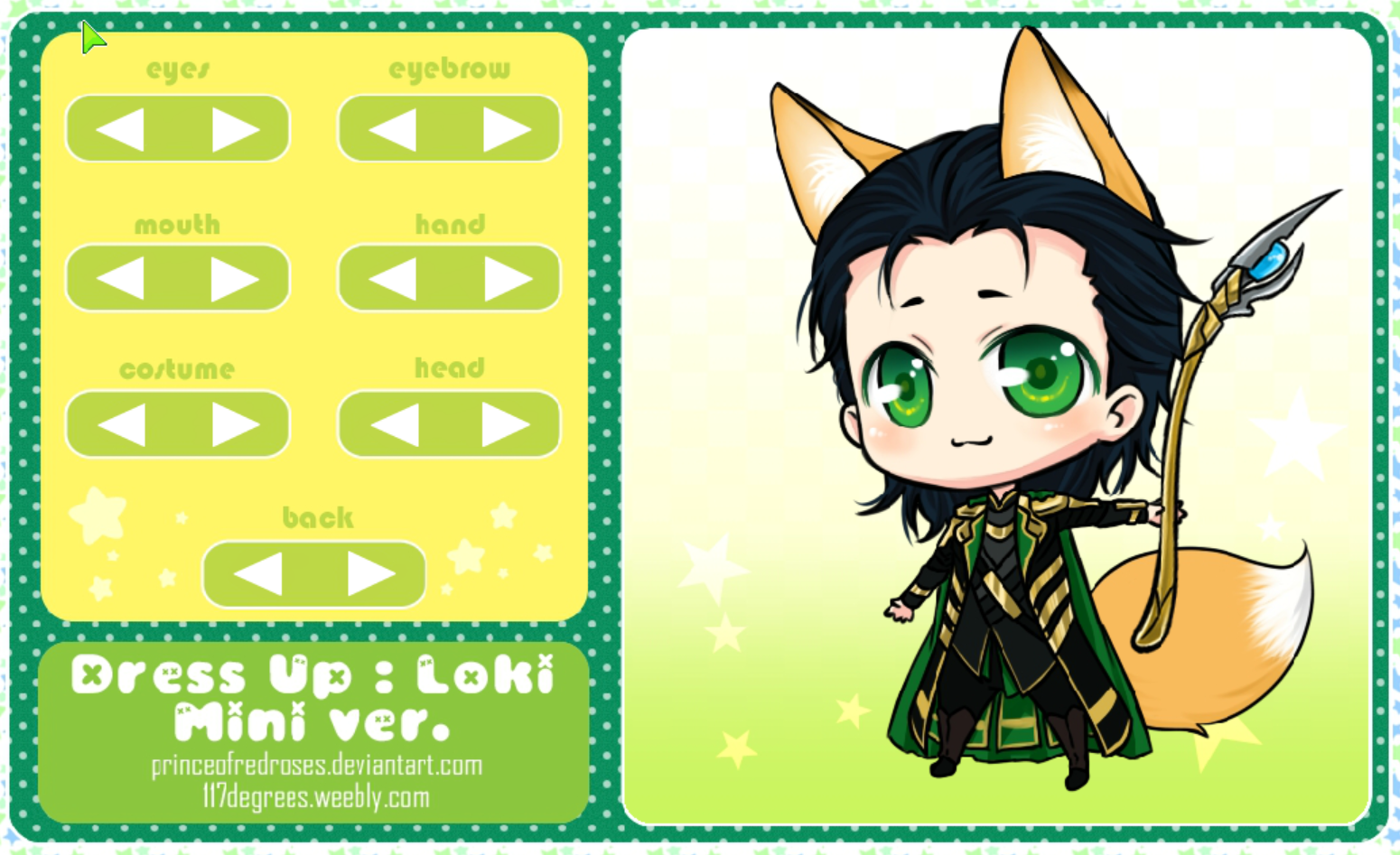 Loki Dress Up Game (Mini Ver.)