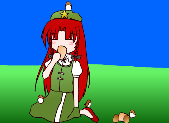 とある美鈴の一日。