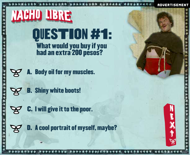 Nacho Libre Personality Quiz