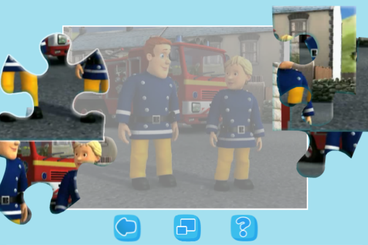 Fireman Sam Jigsaw - Hot and Cold Running Sniffer Dog