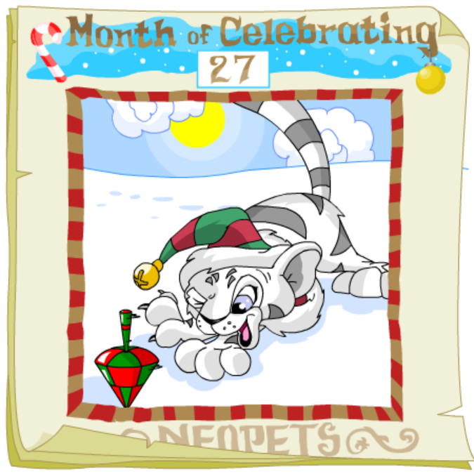 Neopets Advent Calendar 2001: Day 27