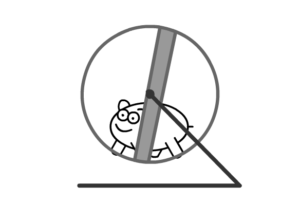 Funny Cute Hamsterwheel 2