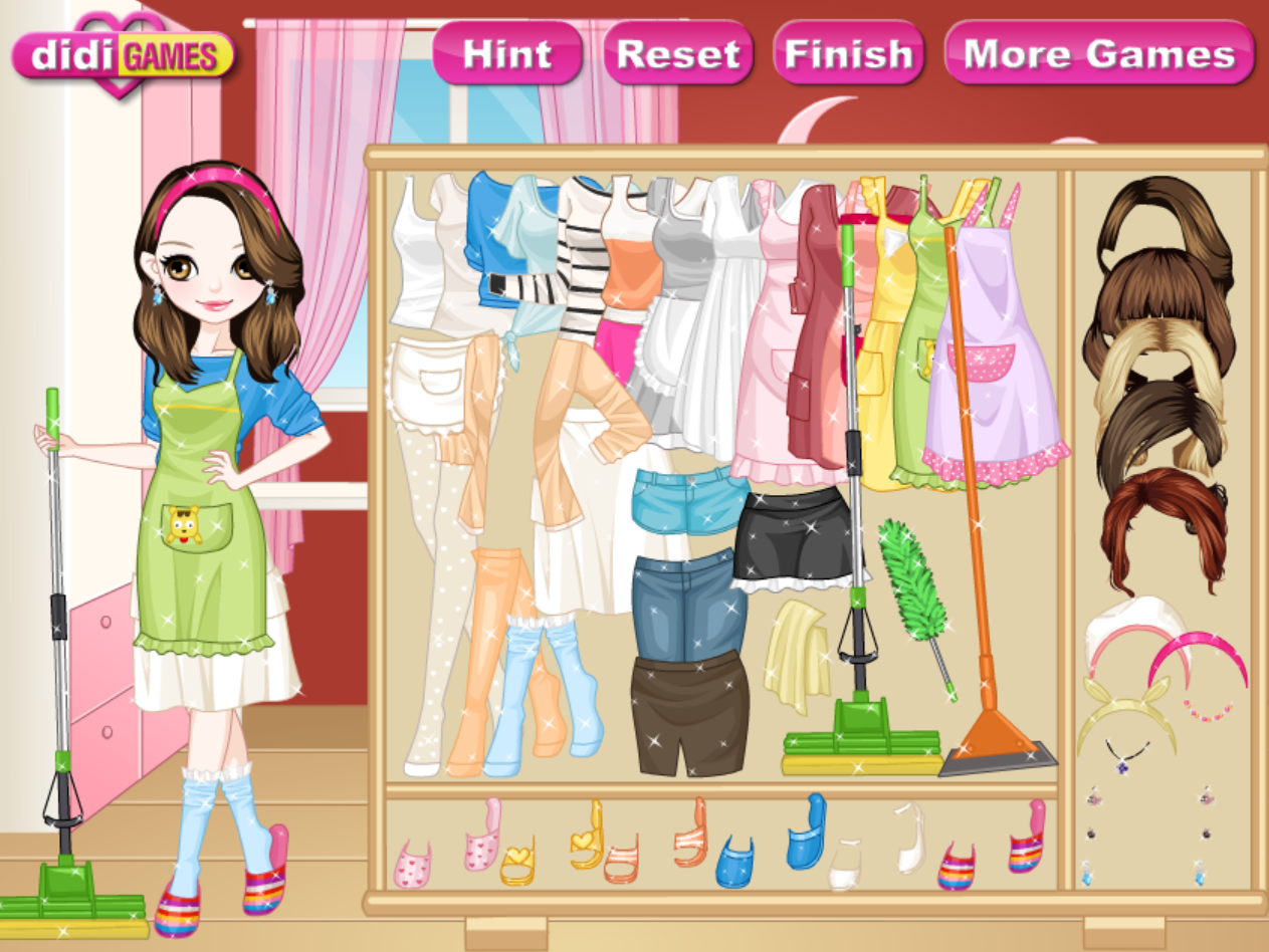 Busy Housewife Dress Up Game