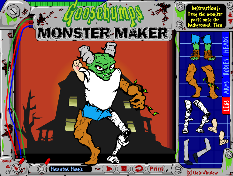 Goosebumps Monster Maker