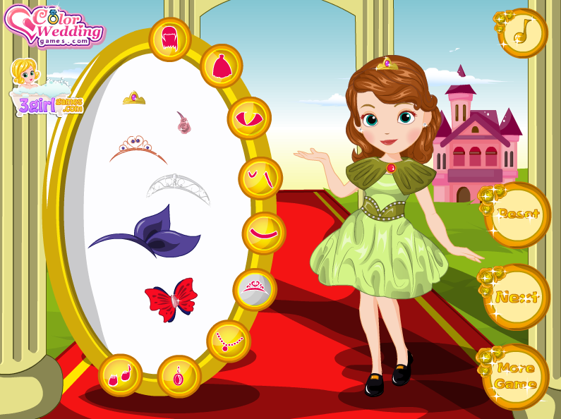 Sofia and Amber: Flower Girls