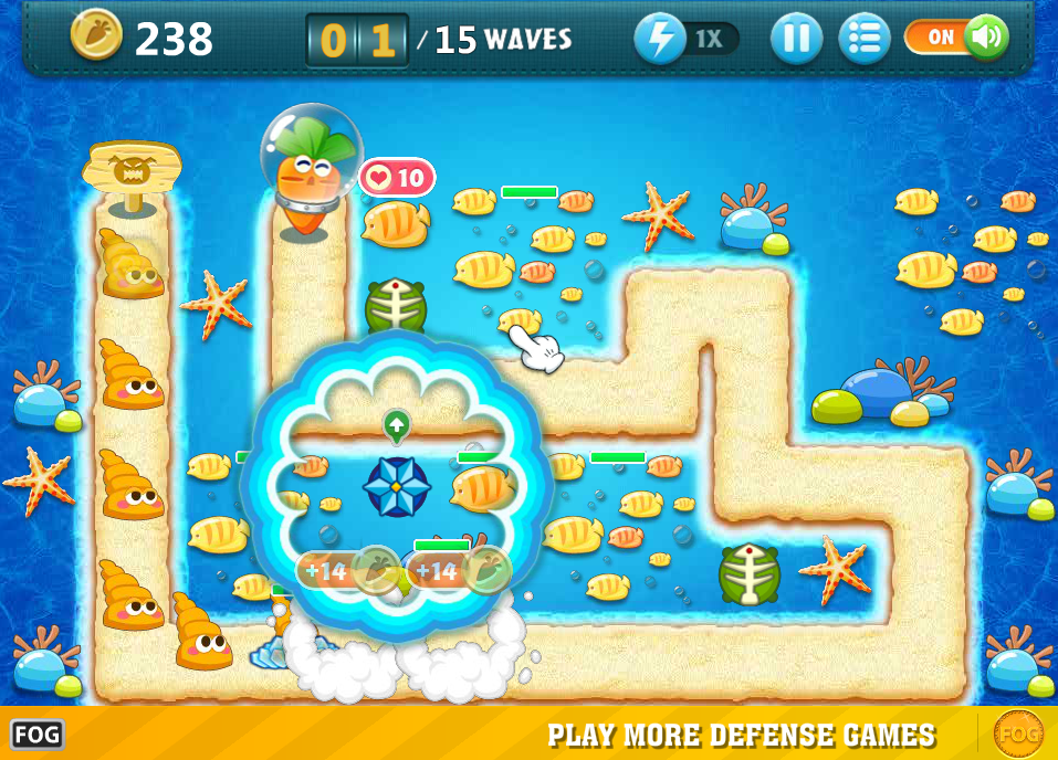 Carrot Fantasy 2: Undersea