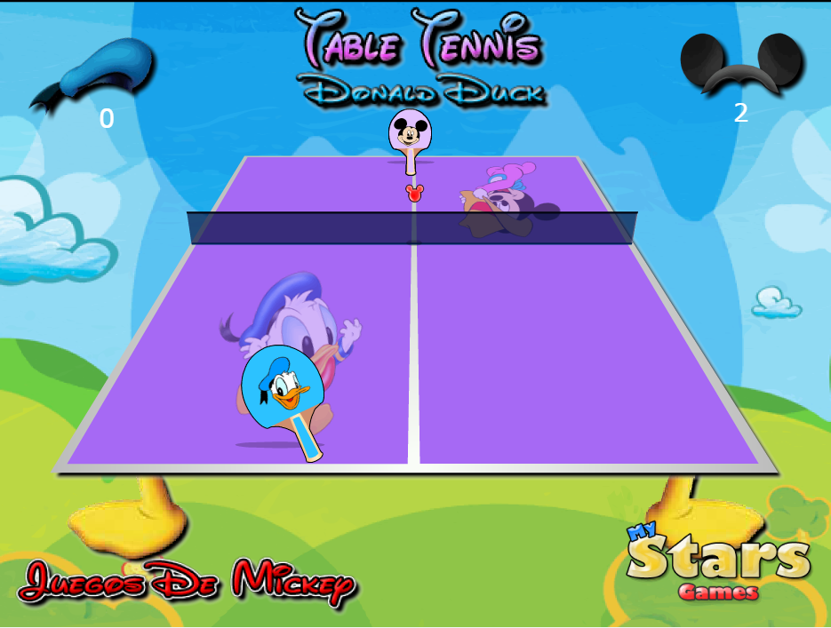 Table Tennis Donald Duck