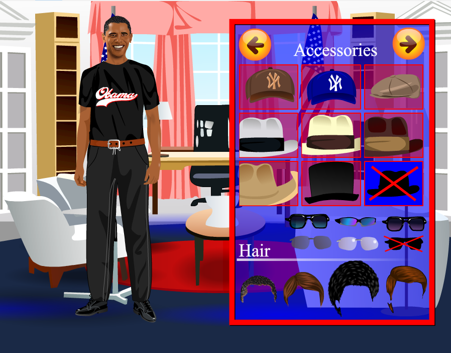 Dress-Up Pres. Barack Obama