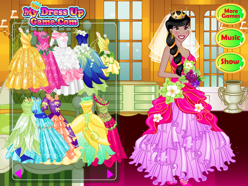 Wedding Tiana Dress Up