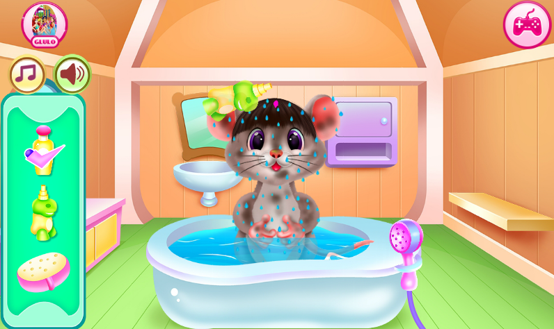 Cute Mouse Caring And Dressup