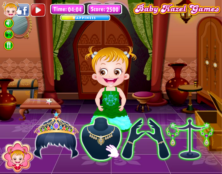 Baby Hazel Princess Makeover