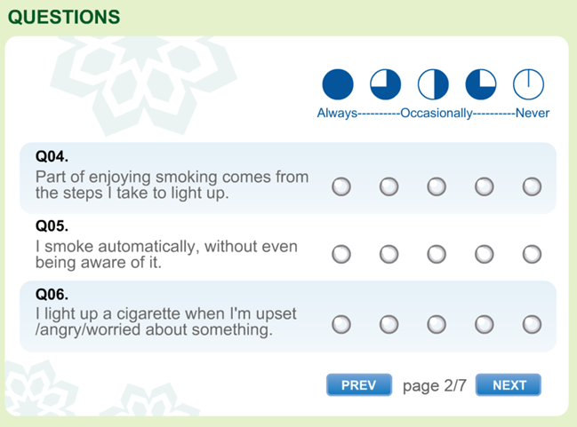 National Smoking Control Campaign Quiz