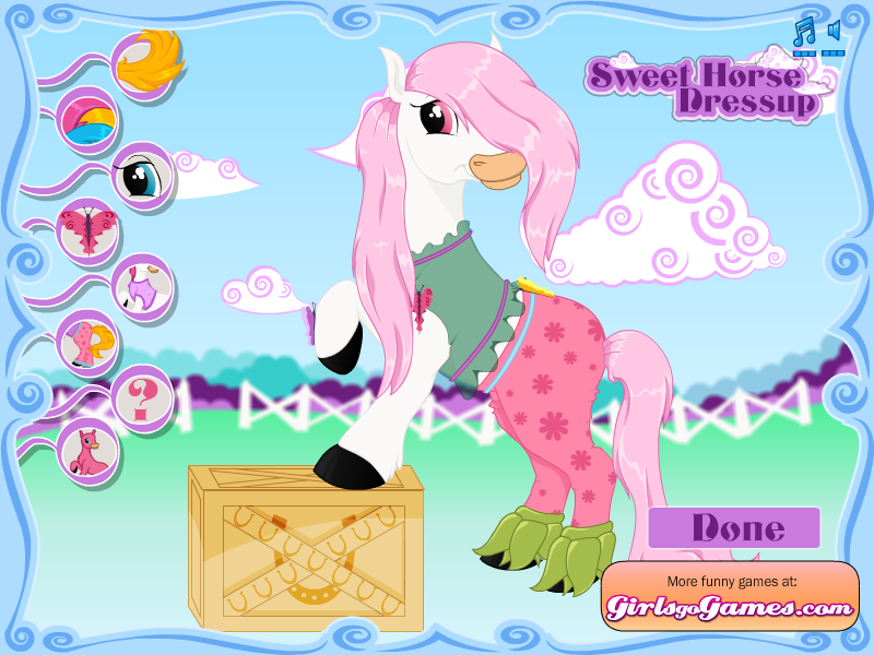 Sweet Horse Dress Up