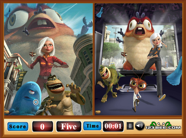 Monsters vs Aliens - Similarities