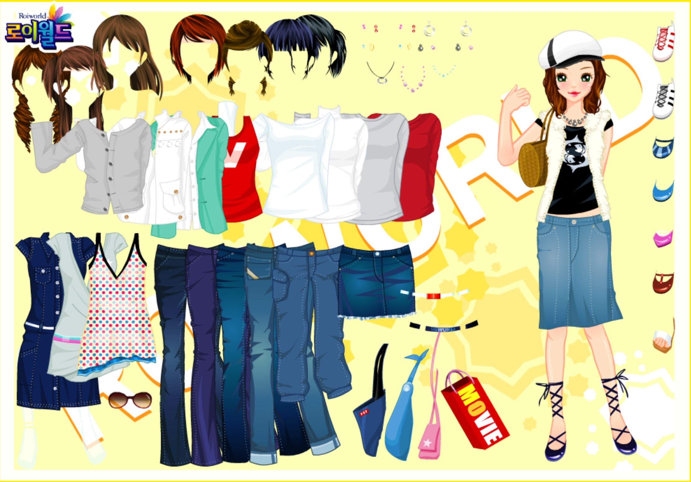 Roiworld Jeans Dressup