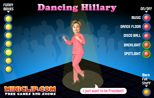 Dancing Hillary