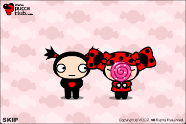 Pucca - Candy E-Card