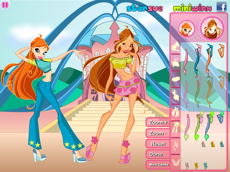 Winx Club Fashion: Bloom vs Flora