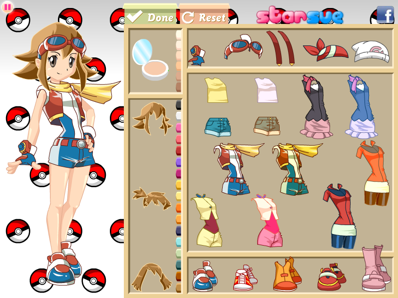 Pokemon Ranger Solona Dress Up