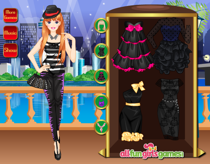 Black Everything Dress Up