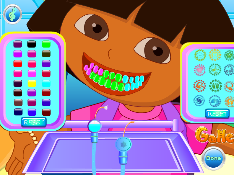 Dora Tooth Decoration