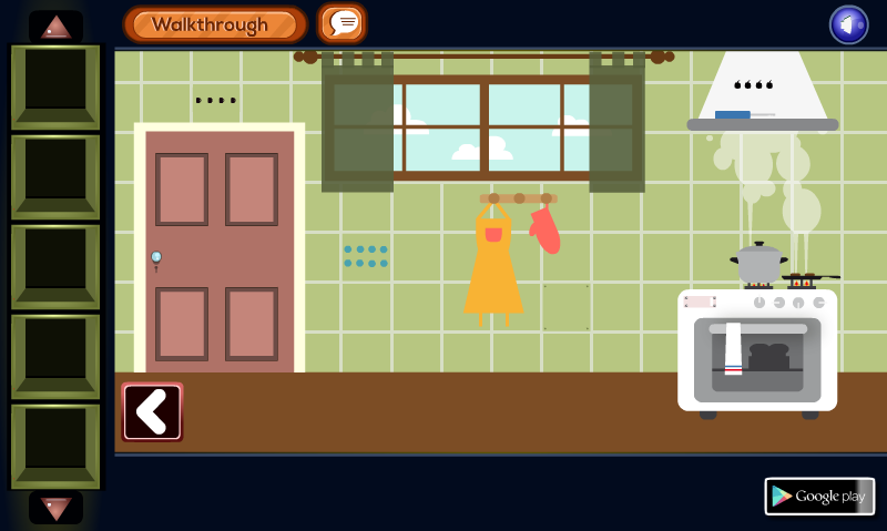 Kitchen Door Escape 5