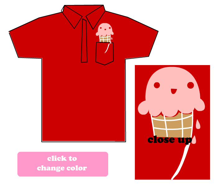 wocket ice cream shirt 1