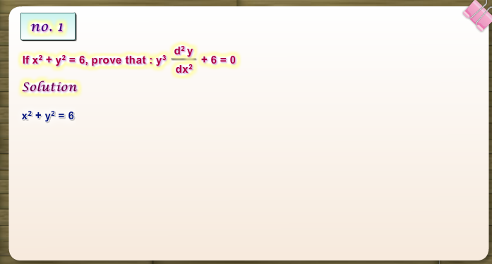 Supplementary Exercise on Derivatives.