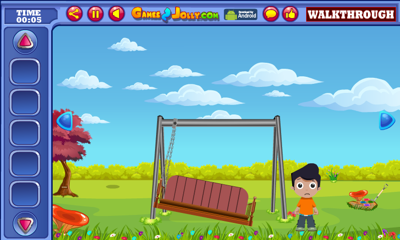 Cute Boy Swing Escape