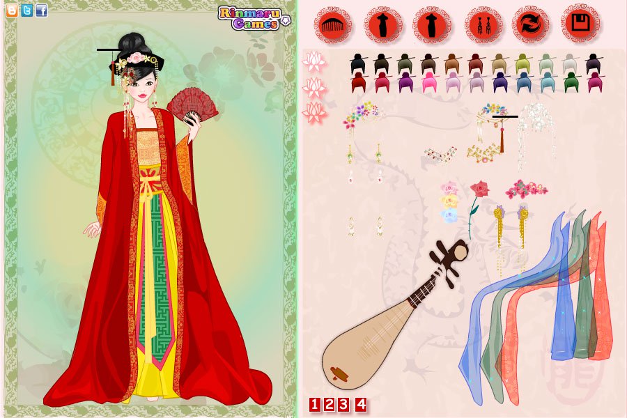 Ancient Chinese Girl Dress Up Game