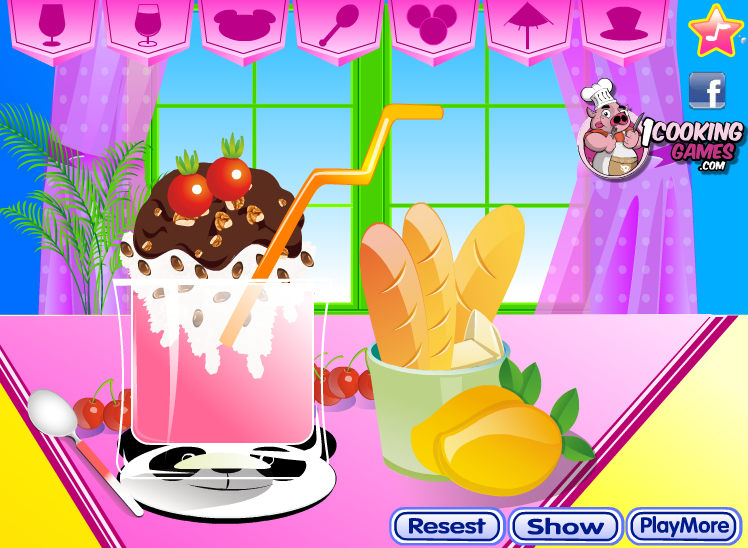 Smoothie Jellies With Ice Cream