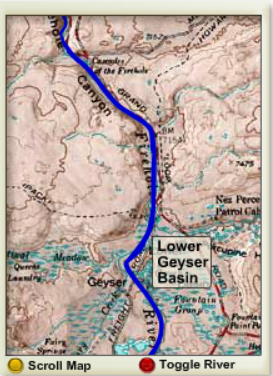 Route of the Firehole River