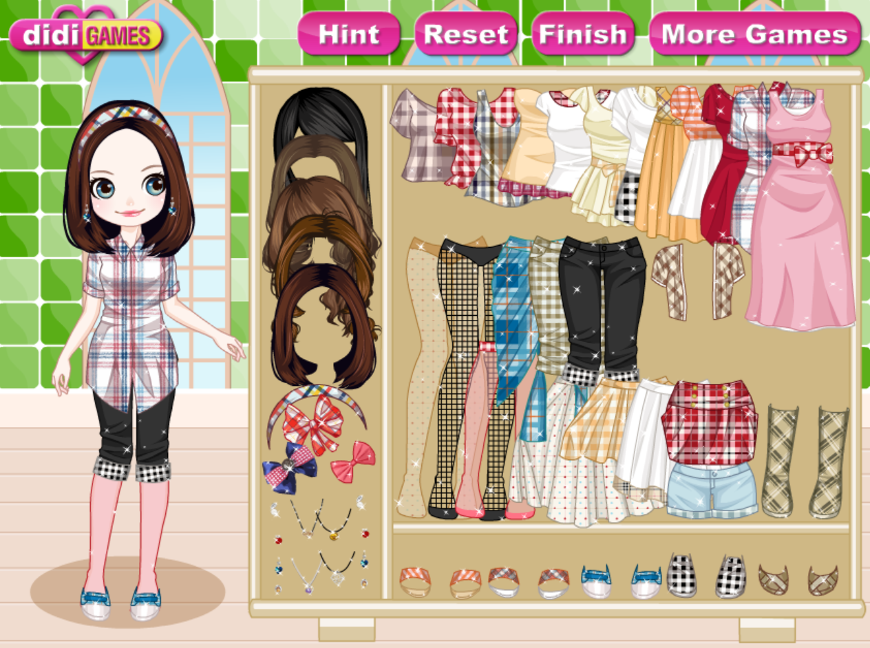 I ♥ Tartan Dress Up Game