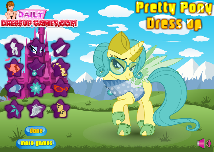 Pretty Pony Dress Up