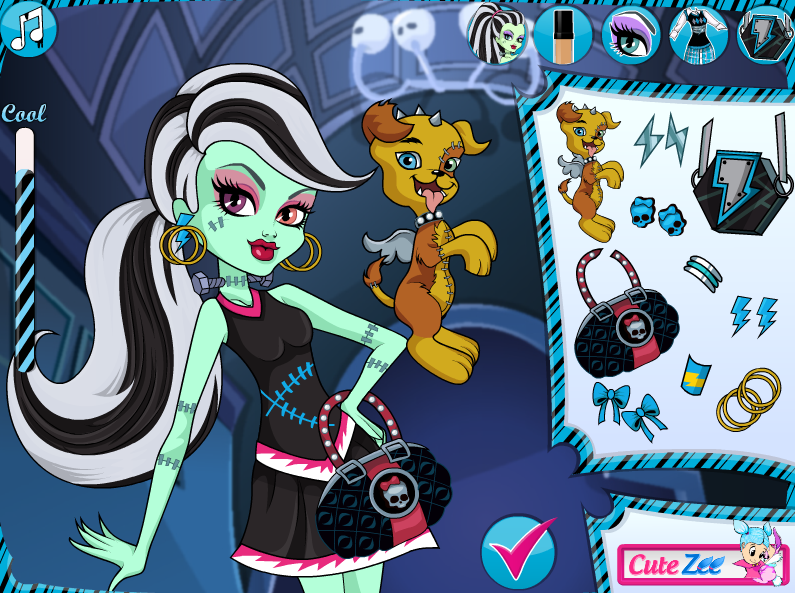Monster High Frankie Stein Hairstyle