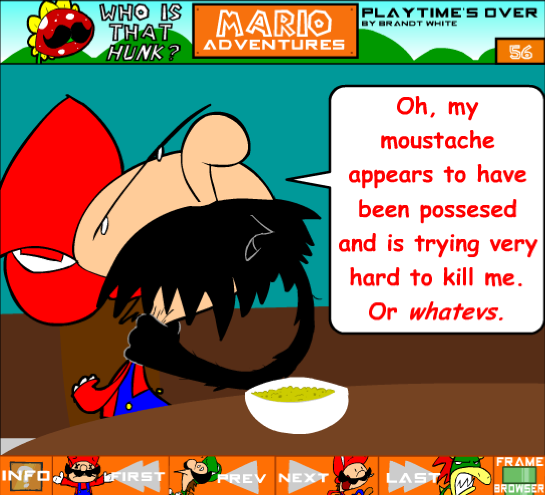 Mario Adventures #34 'Stiff Upper Lip'