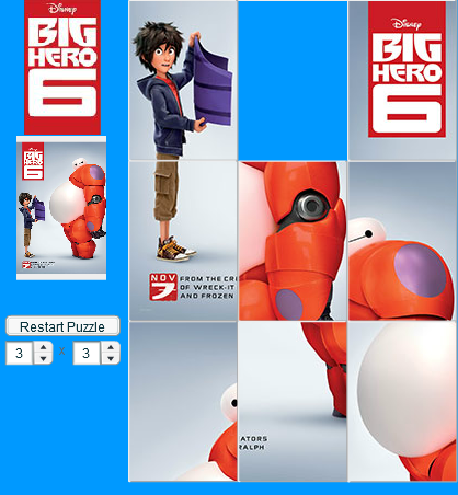 Big Hero 6 Sliding